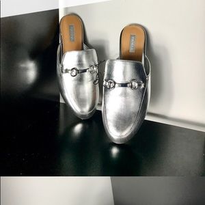 Forever 21 Silver Mules